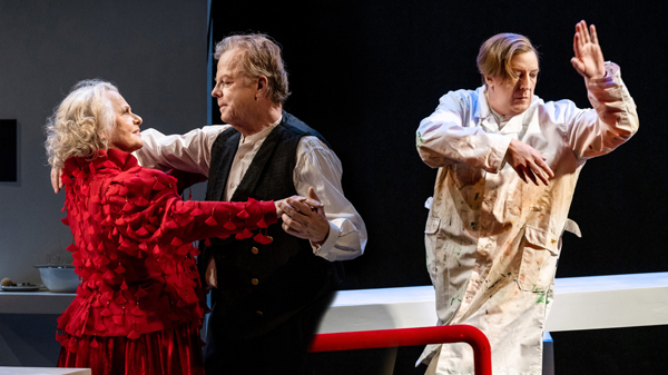 Marie Göranzon, Krister Henriksson och Per Svensson.