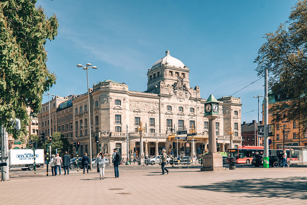 Utsidan av Dramaten