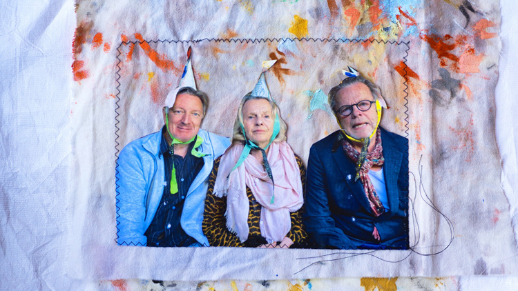 Per Svensson, Marie Göranzon och Krister Henriksson i Fröken Julie.