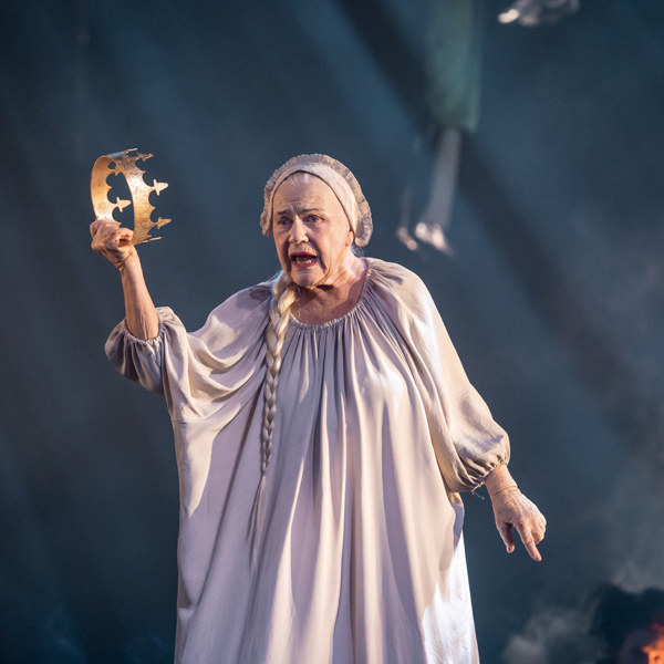Christina Schollin som drottningen i (Macbeth).