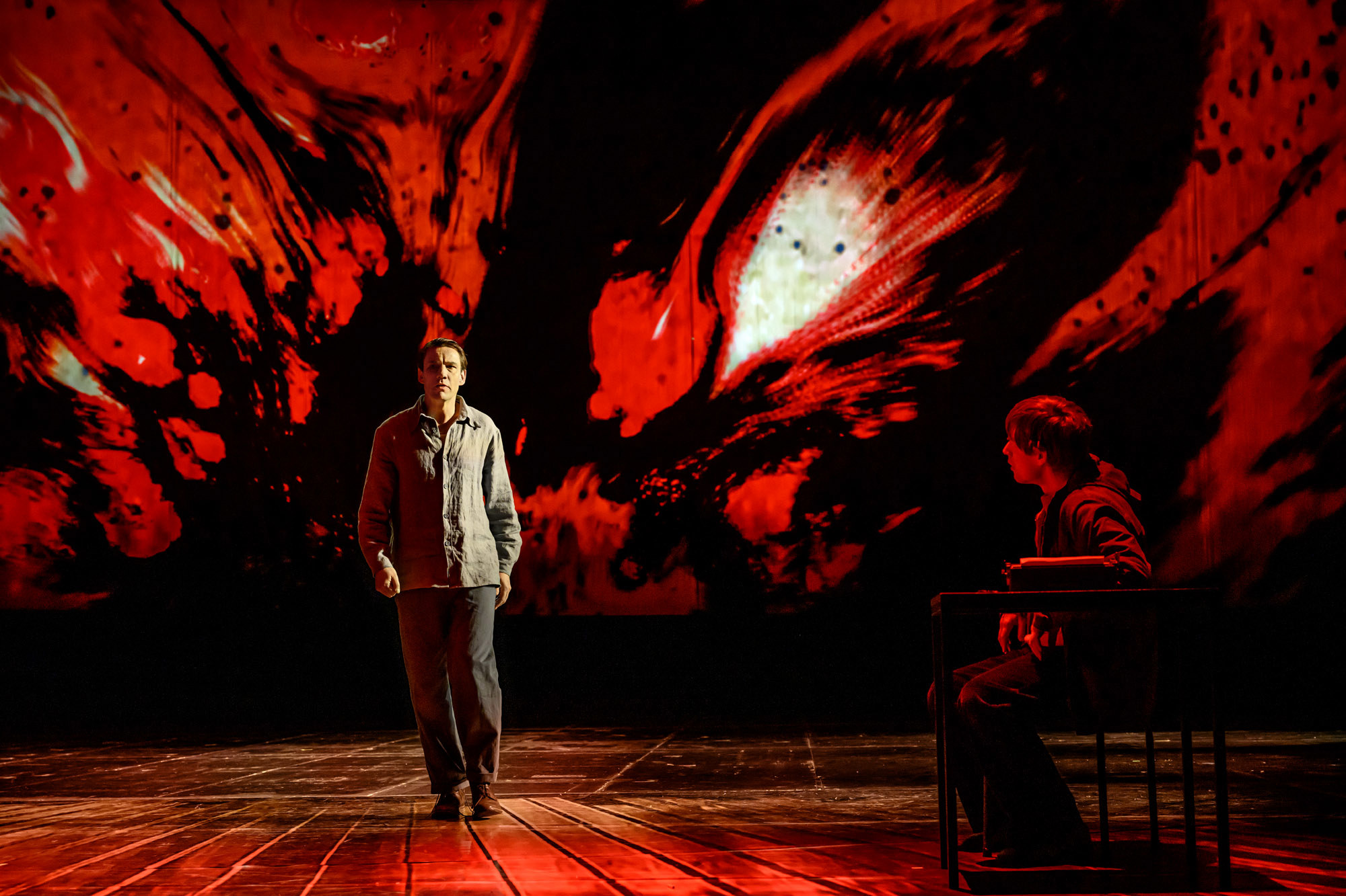 Erik Ehn och David Book i Juloratoriet.