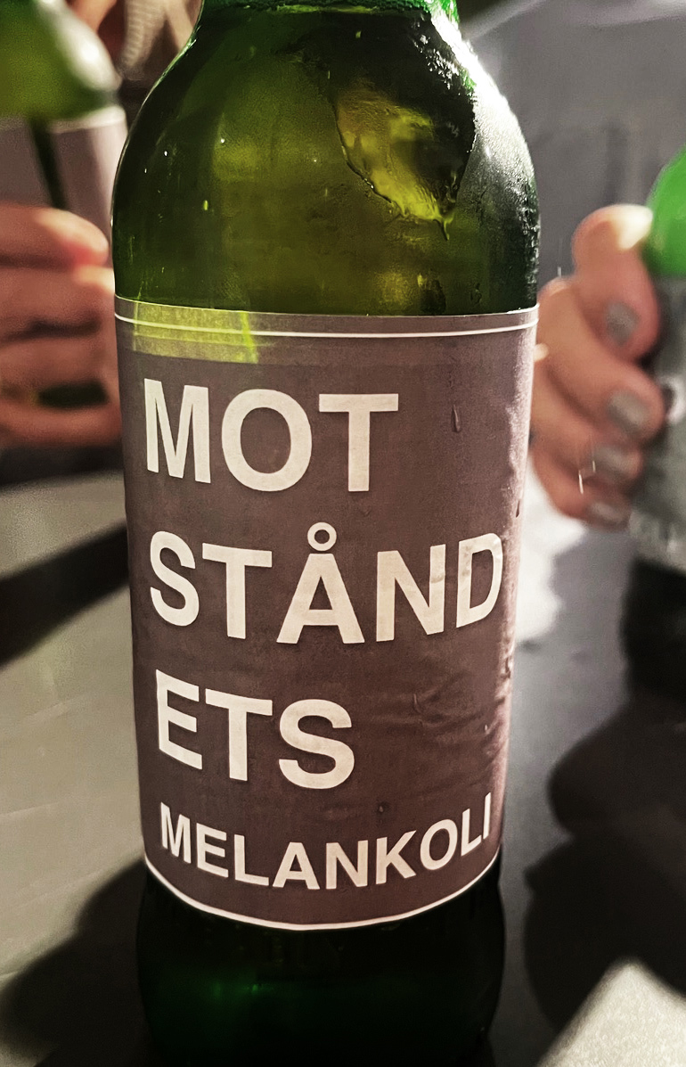 Poster Motsandetsmelankoli Bottle